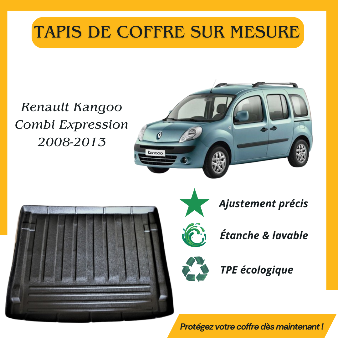 Tapis de coffre 4D Renault Kangoo Combi Expression 2008-2013