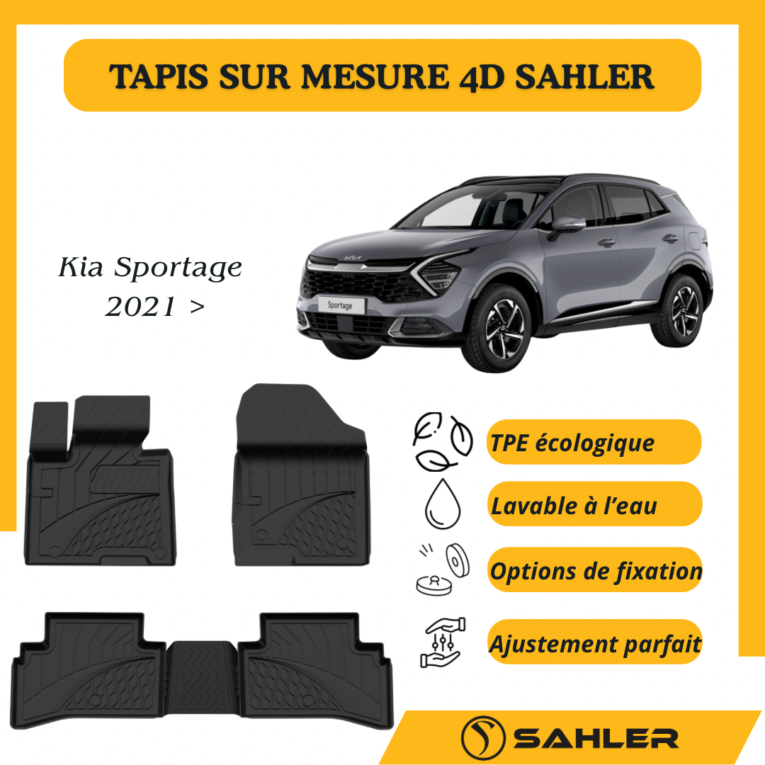Tapis Sur Mesure 4D Premium Kia Sportage 2021 >