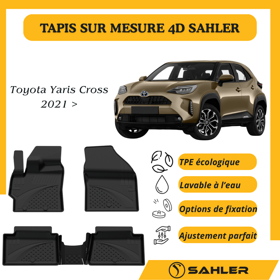 Tapis Sur Mesure 4D Toyota Yaris Cross 2021 >