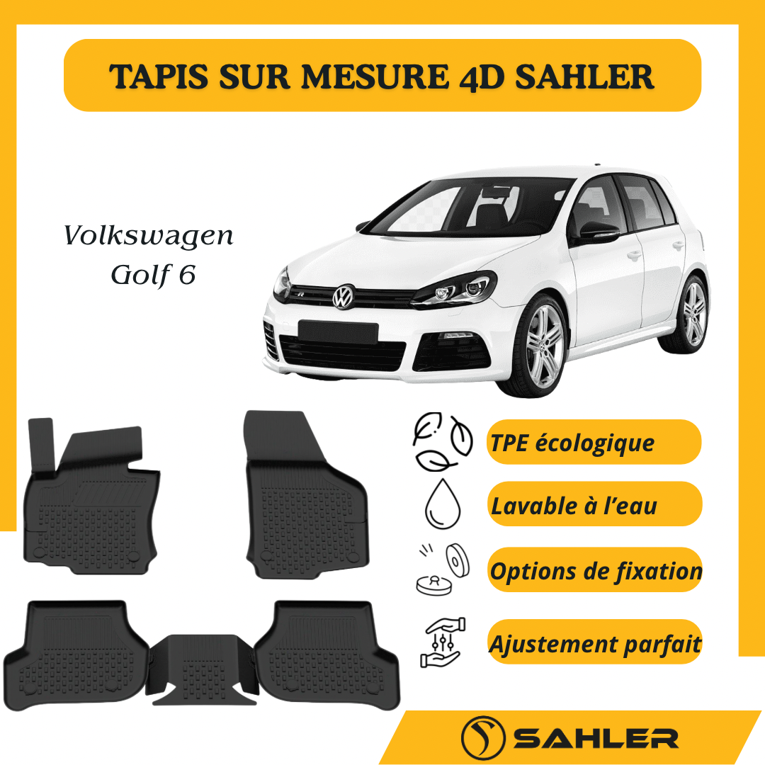 Tapis Sur Mesure 4D Volkswagen Golf 6