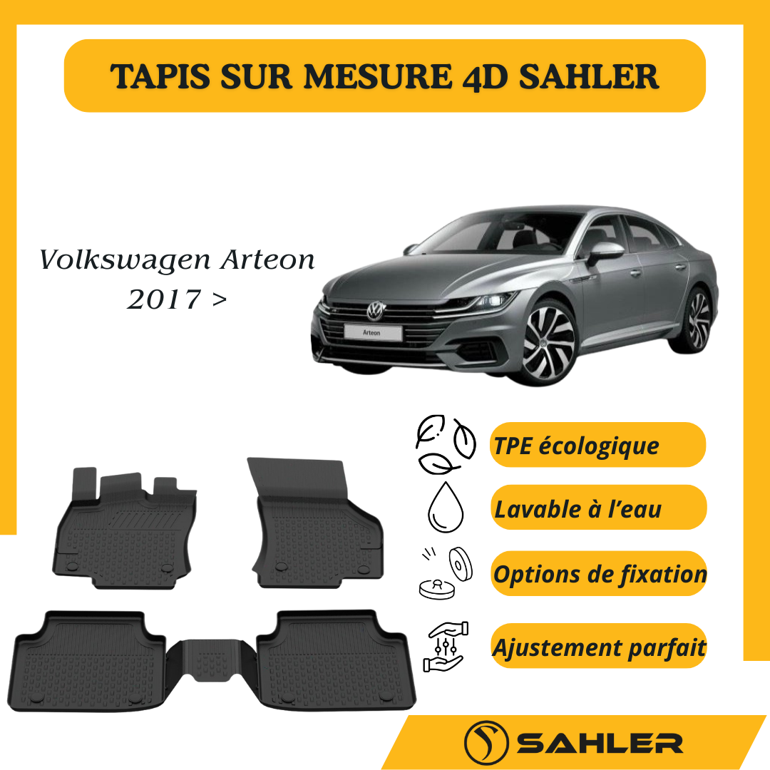 TAPIS Sur Mesure 4D Volkswagen Arteon 2017 >