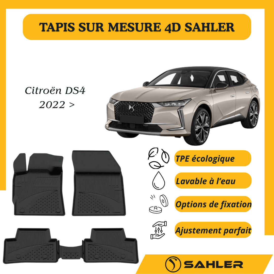 Tapis Sur Mesure 4D Citroën DS4 2022 >