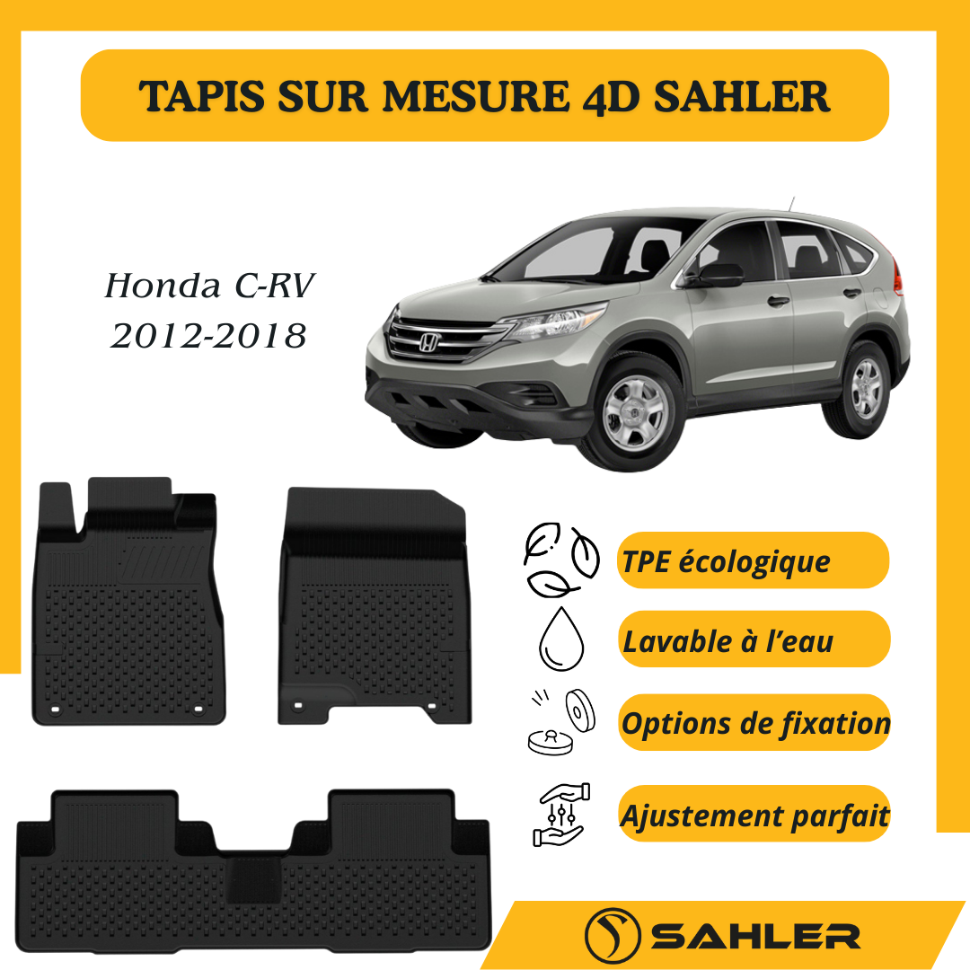 Tapis Sur Mesure 4D Honda CRV 2012-2018