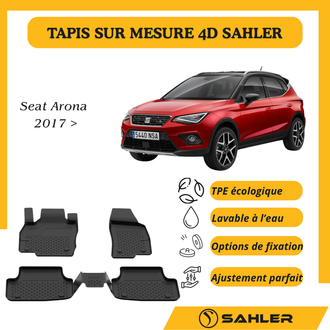 Tapis Sur Mesure 4D Seat Arona 2017 >