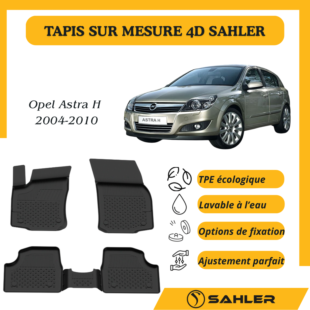 Tapis Sur Mesure 4D Opel Astra H 2004-2010
