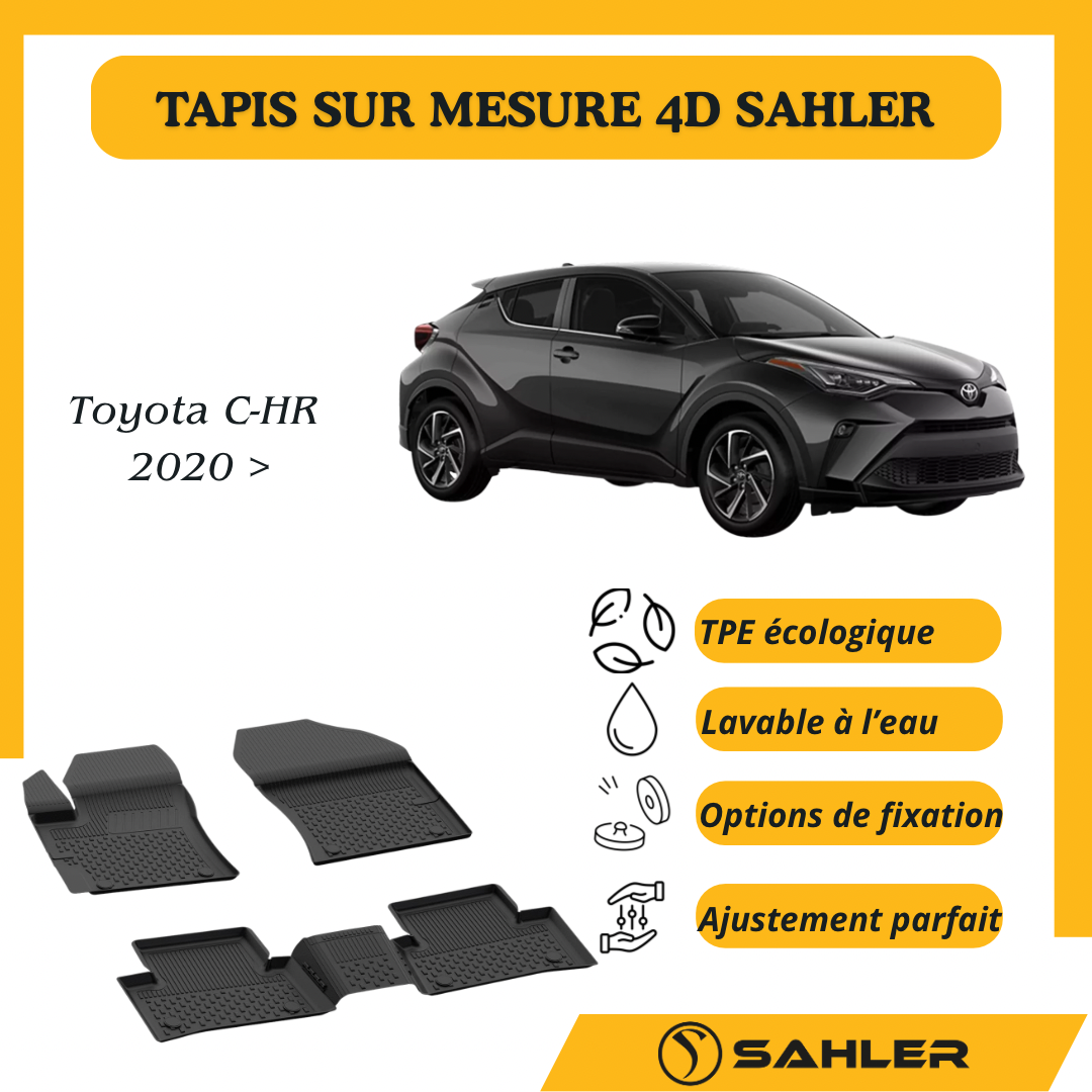 Tapis Sur Mesure 4D Toyota C-HR 2020 >