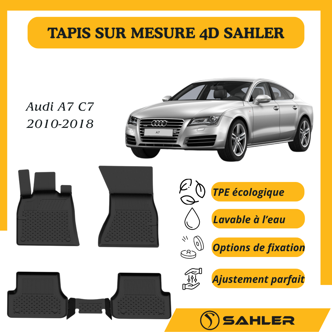Tapis Sur Mesure 4D Audi A7 2010-2018