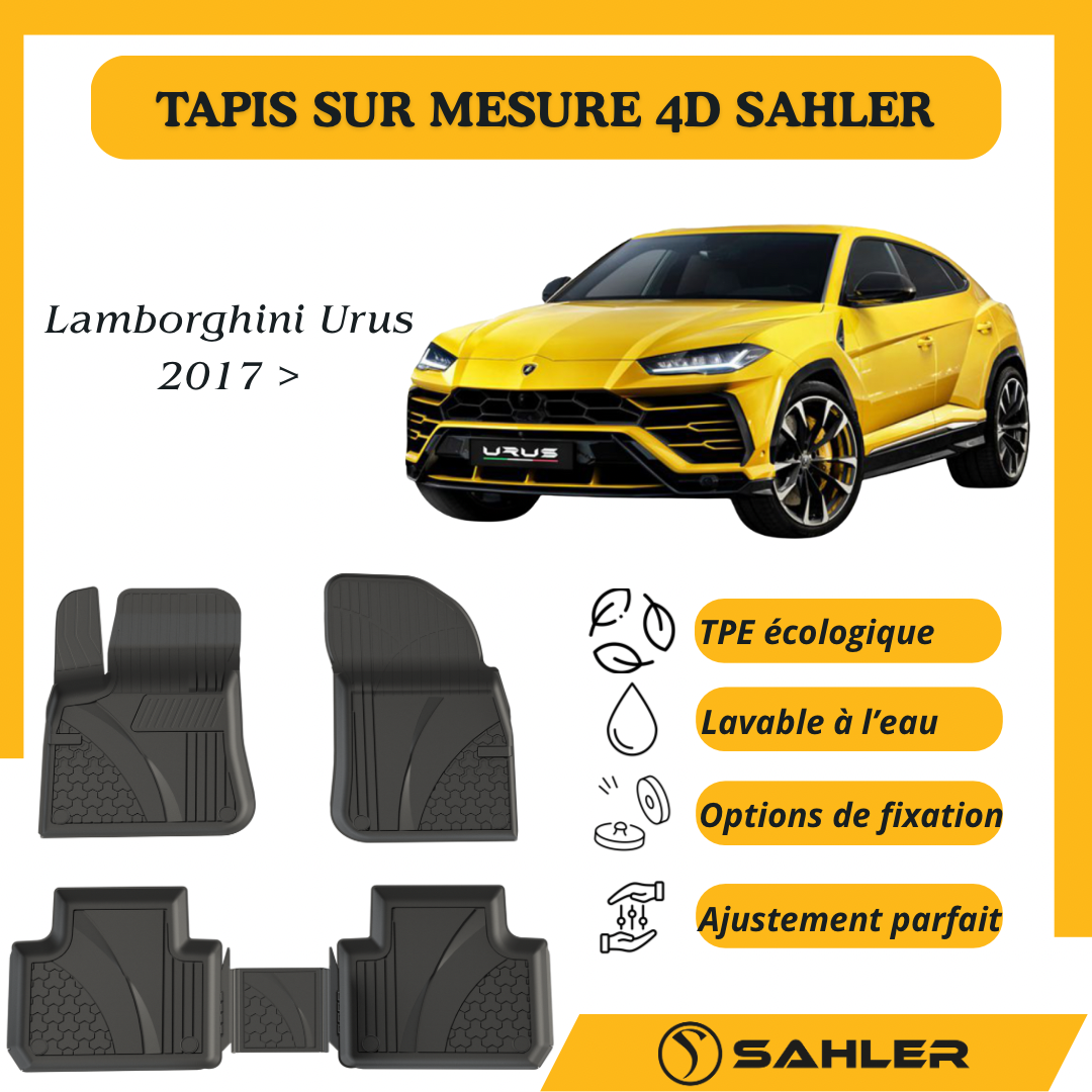 Tapis Sur Mesure 4D Lamborghini Urus 2017 >