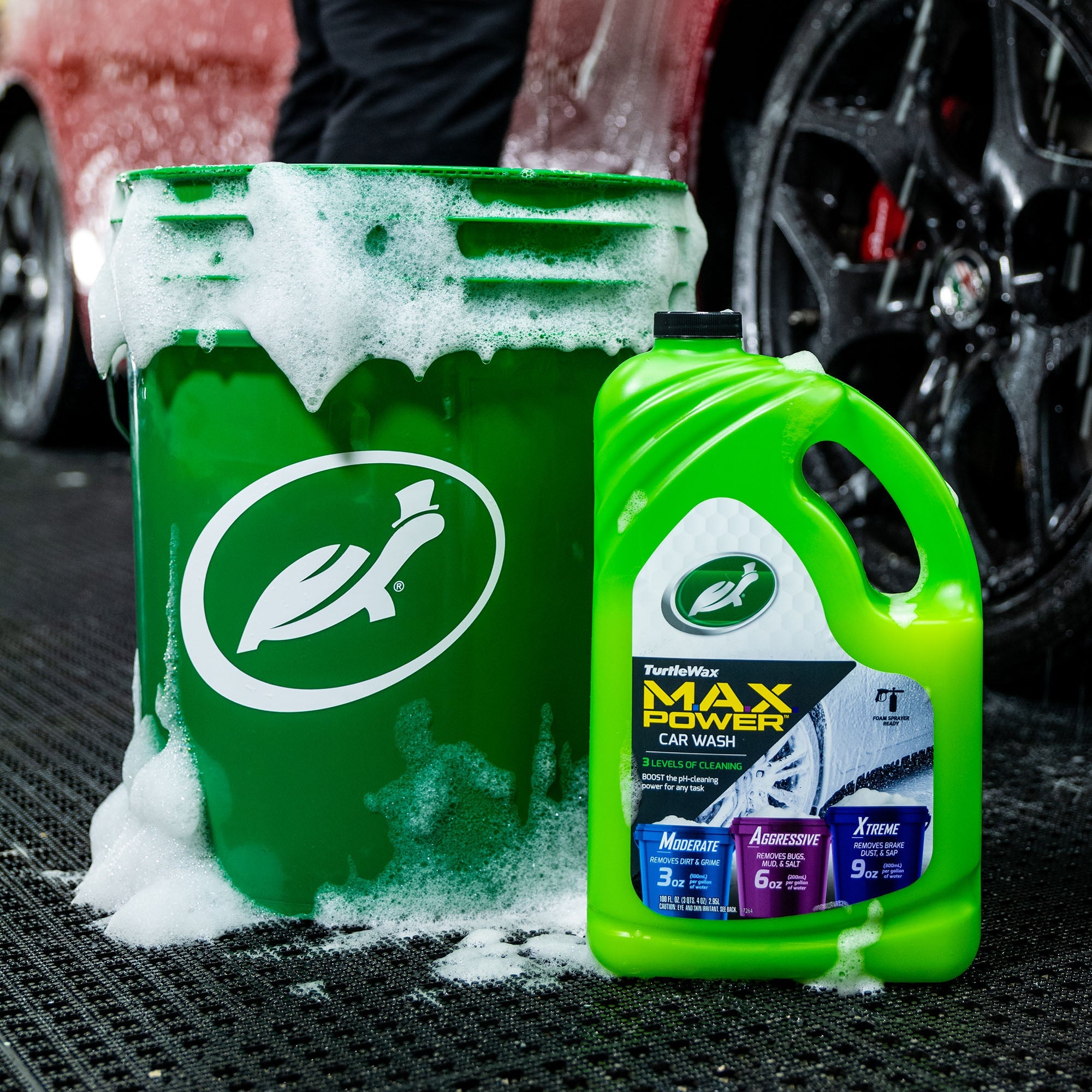 Turtle Wax Max Power – Shampoing Auto Haute Performance 4L