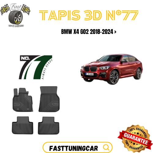 Tapis de sol N° 77 Bmw X4 G02 2018-2024