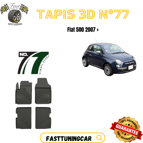Tapis de sol N° 77 Fiat 500 2007 >