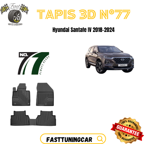 Tapis de sol N° 77 Hyundai Santafe IV 2018-2024