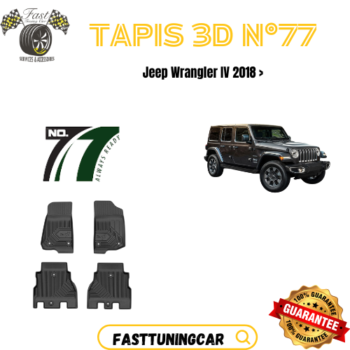 Tapis de sol N° 77 Jeep Wrangler IV 2018 >