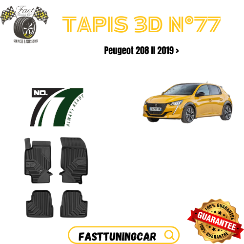 Tapis de sol N° 77 Peugeot 208 II 2019 >