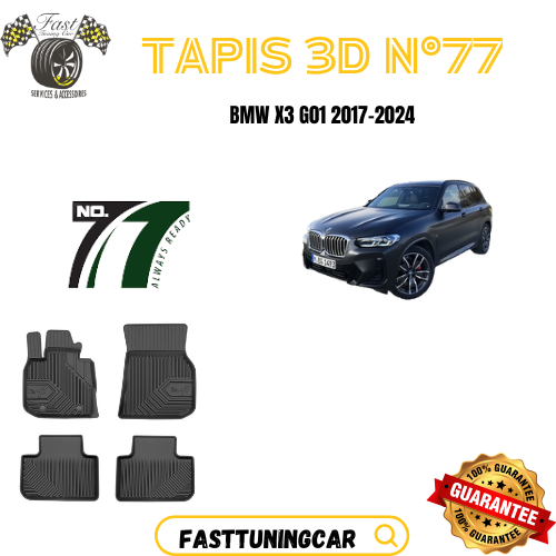 Tapis de sol N° 77 Bmw X3 G01 2017-2024