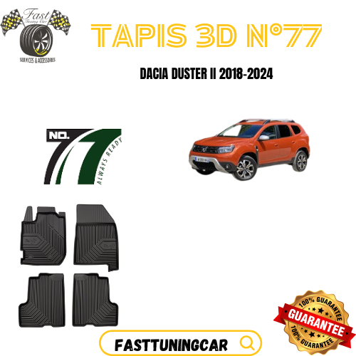 Tapis de sol N° 77 Dacia Duster II 2018-2024