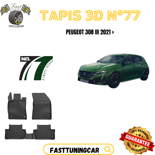 Tapis de sol N° 77 Peugeot 308 III 2021 >