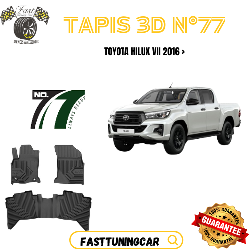 Tapis de sol N° 77 Toyota Hilux VII 2016 >