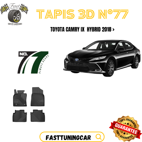 Tapis de sol N° 77 Toyota Camry IX Hybrid 2018 >