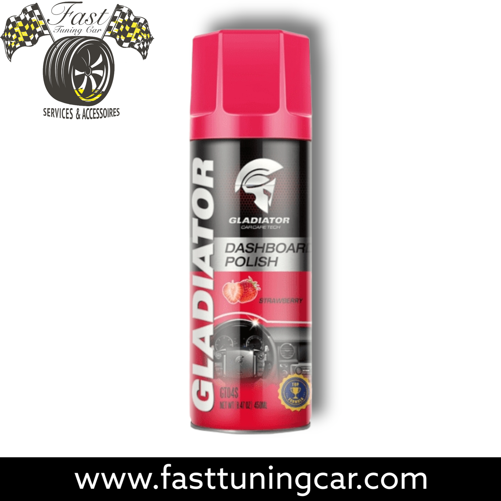 NETTOYANT Tableau De Bord Fraise Gladiator