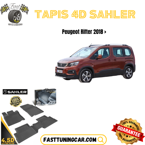 Tapis Sur Mesure 4D Peugeot Partner Rifter 2018 >