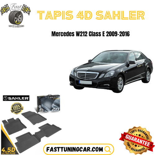 Tapis sur mesure 4D Mercedes Classe E W212 2009-2016