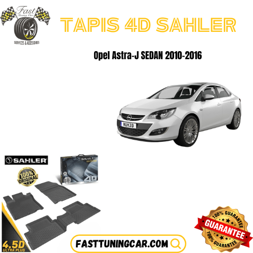 Tapis sur mesure 4D Opel Astra J 2010/2016 Sedan
