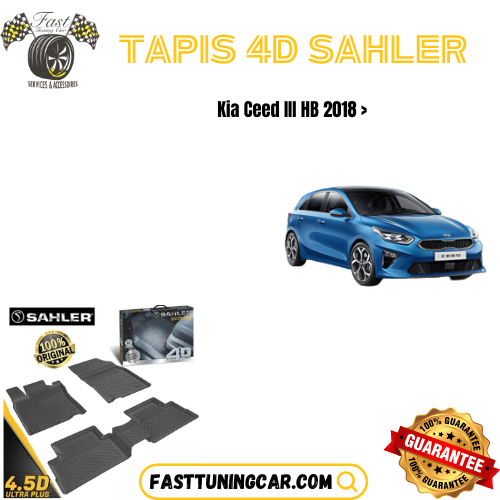 Tapis Sur Mesure 4D Kia Ceed 2018 >
