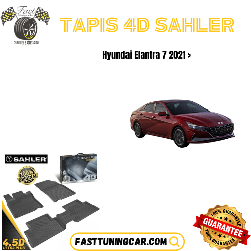 Tapis Sur Mesure 4D Hyundai Elantra 2021 >