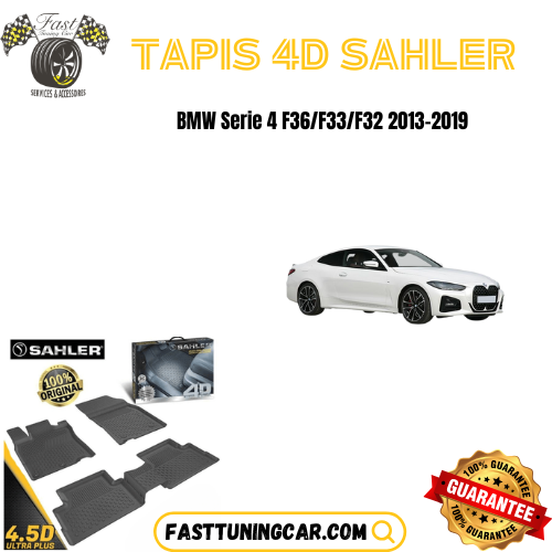 Tapis sur mesure 4D Bmw Serie 4 F36/F33/F32 2013-2019