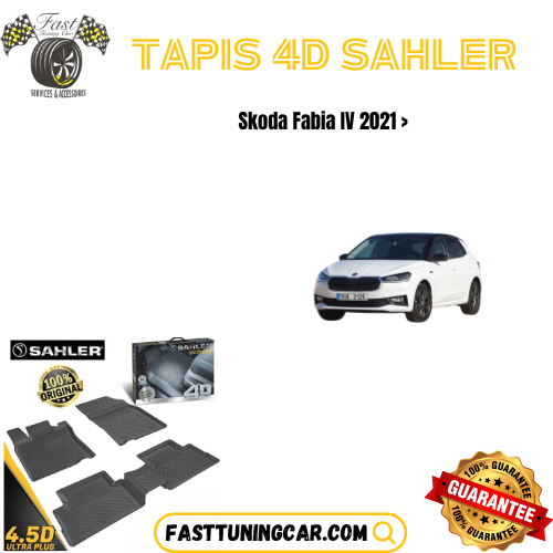 Tapis Sur Mesure 4D Skoda Fabia 2021 >