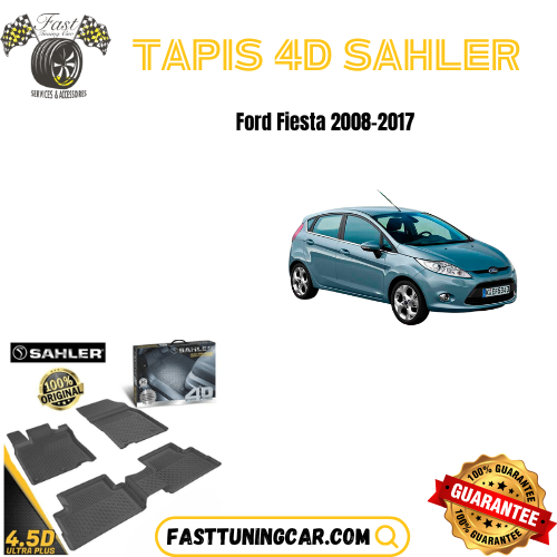Tapis sur mesure 4D Ford Fiesta 2008-2017
