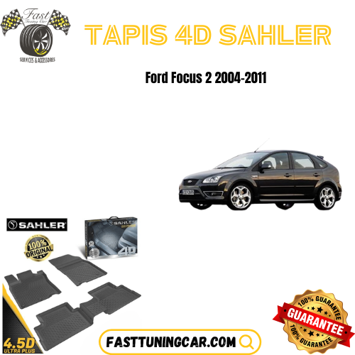Tapis sur mesure 4D Ford Focus 2 2004-2011