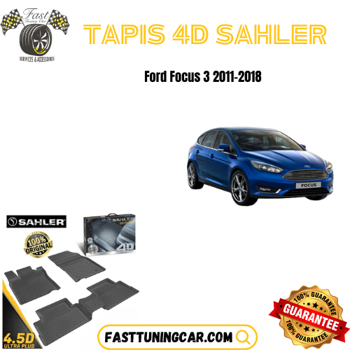 Tapis sur mesure 4D Ford Focus 3 2011-2018