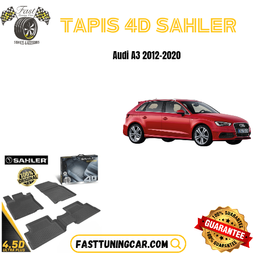 Tapis Sur Mesure 4D Audi A3 2012-2020