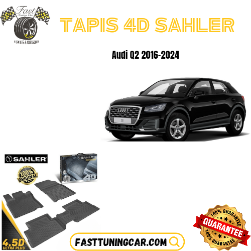 Tapis sur mesure 4D Audi Q2 2016-2024