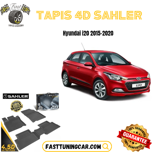 Tapis sur mesure 4D Hyundai I20 2015/2020