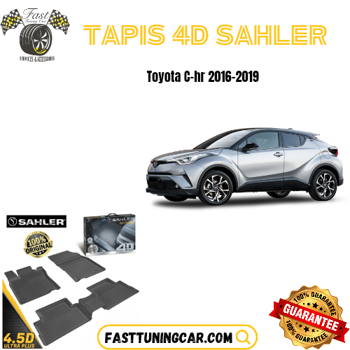 TAPIS Sur Mesure 4D Toyota C-HR 2016-2019