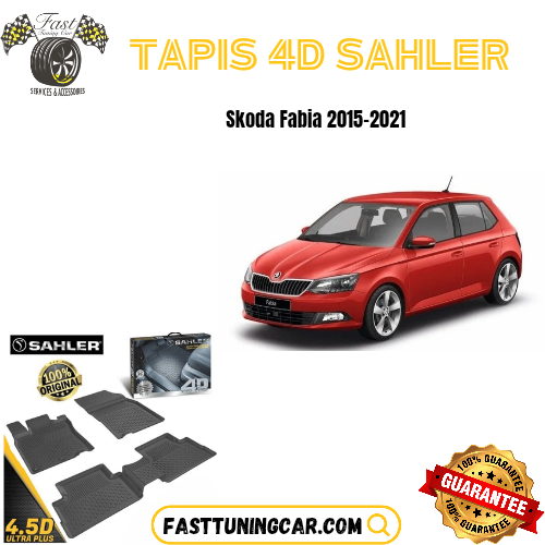 Tapis Sur Mesure 4D Skoda Fabia 2015-2021