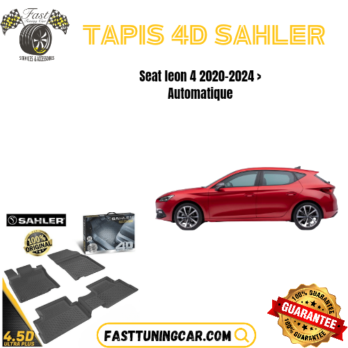 Tapis Sur Mesure 4D Seat Leon 4 Automatique 2020-2024>