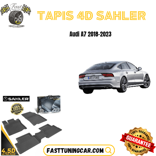 Tapis sur mesure 4D Audi A7 2018-2023