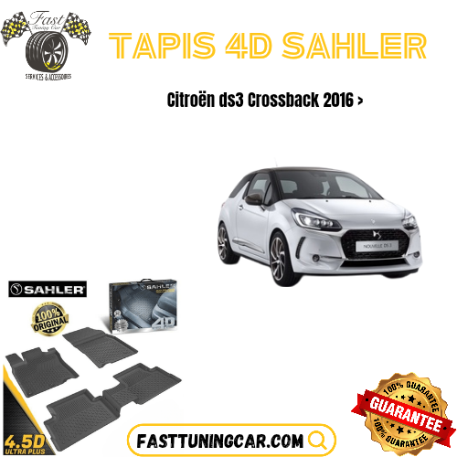 Tapis sur mesure 4D Citroën DS3 2016 >