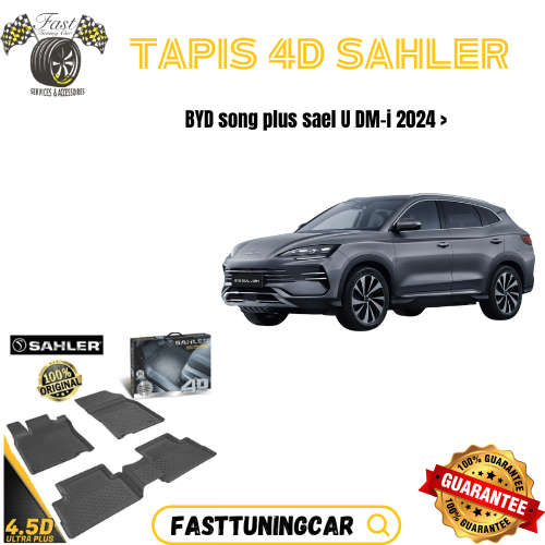 Tapis Sur Mesure 4D BYD song plus sael U DM-i 2024 >