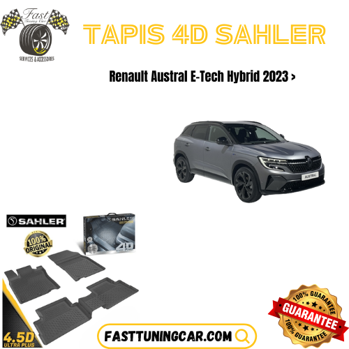 Tapis Sur Mesure 4D Renault Austral E-Tech Hybride 2023 >