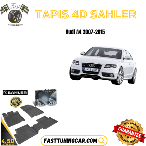 Tapis sur mesure 4D AUDI A4 2007-2015