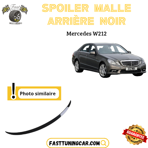 Spoiler arrière noir brillant sunplex pour Mercedes W212