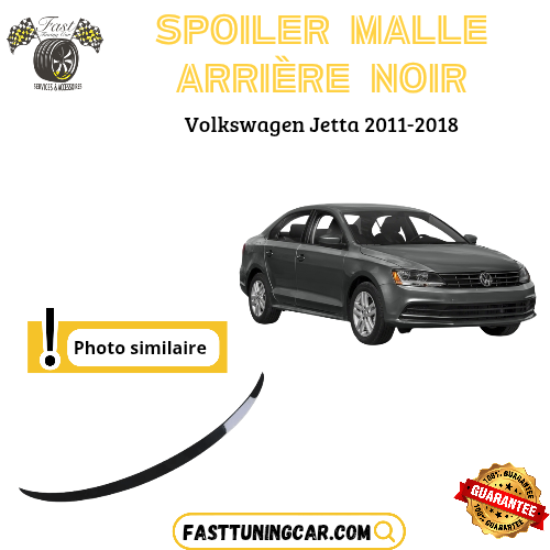 Spoiler arrière noir brillant sunplex pour Volkswagen Jetta 2011-2018>