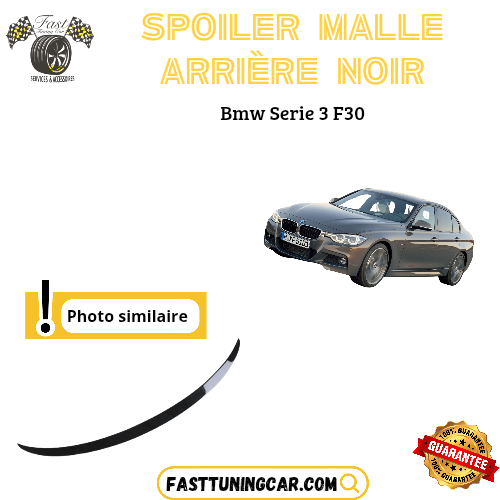 Spoiler arrière noir brillant sunplex pour Bmw Serie 3 F30