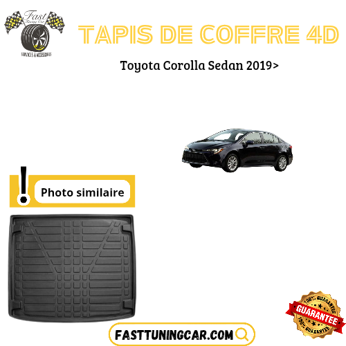 Tapis de coffre 4D Toyota corolla sedan 2019>