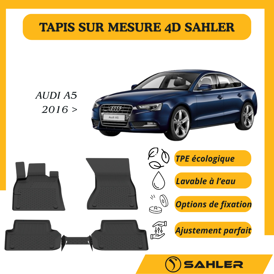 Tapis sur mesure 4D Audi A5 2016 >